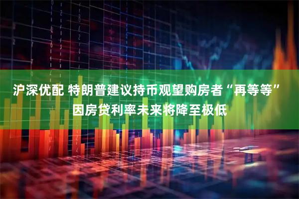 沪深优配 特朗普建议持币观望购房者“再等等” 因房贷利率未来将降至极低