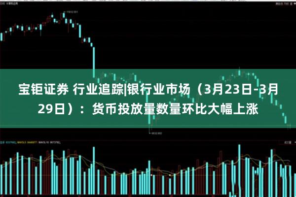 宝钜证券 行业追踪|银行业市场（3月23日-3月29日）：货币投放量数量环比大幅上涨