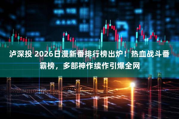 泸深投 2026日漫新番排行榜出炉！热血战斗番霸榜，多部神作续作引爆全网